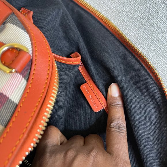 BURBERRY CHECKED HANDBAG - Picture 4 of 11